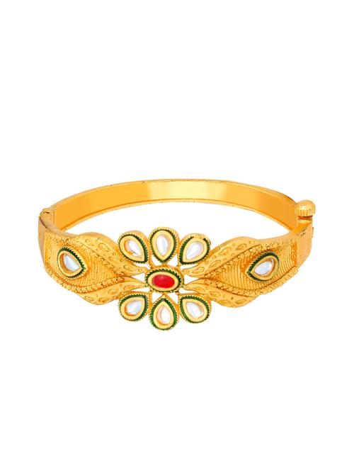 gold brass bangle bracelet - 16966014 - Very Small Image - 1