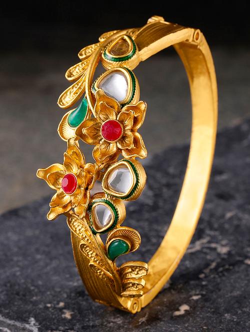 red brass bangle bracelet - 16966033 - Very Small Image - 1