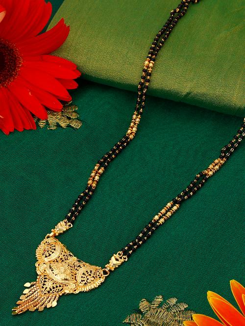 gold brass mangalsutra - 16966240 - Very Small Image - 1