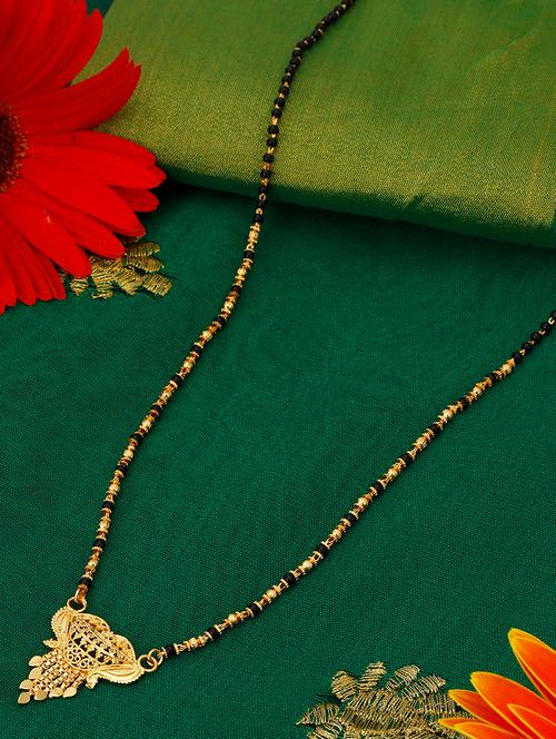 gold brass mangalsutra - 16966241 - Very Small Image - 1