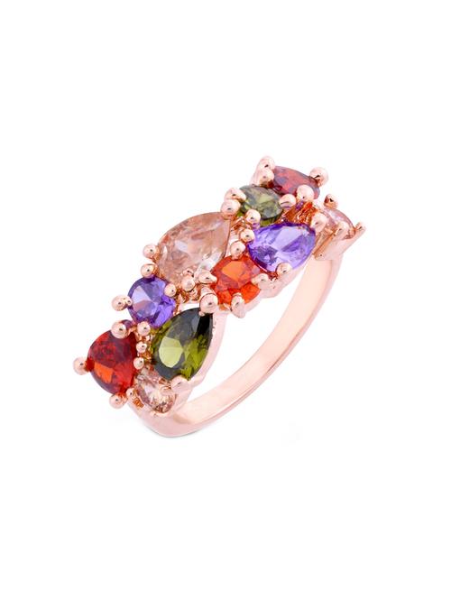 multi color pink brass hand ring - 16966734 - Very Small Image - 1