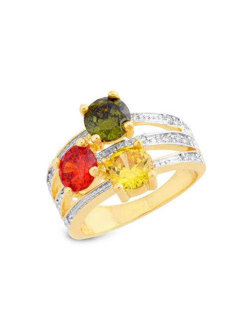 gold brass hand ring - 16966781 - Very Small Image - 1