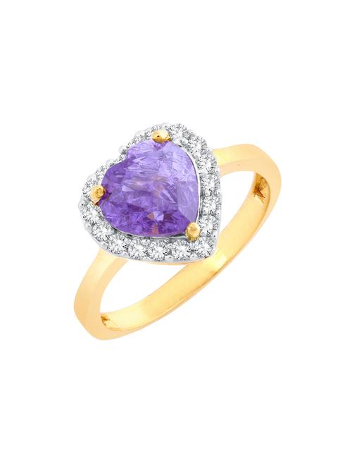 purple gold brass hand ring - 16966791 - Very Small Image - 1