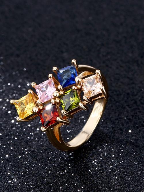 multi colored brass hand ring - 16966830 - Very Small Image - 1