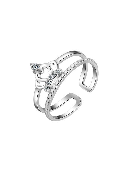 silver brass hand ring - 16966854 - Very Small Image - 1