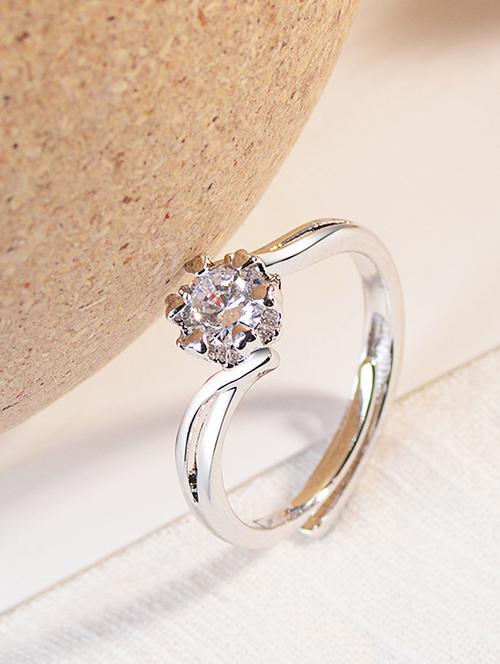 silver brass hand ring - 16966863 - Very Small Image - 1