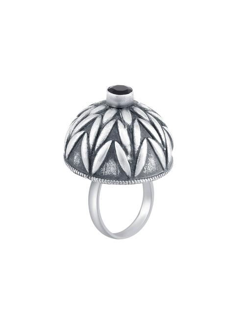 silver brass hand ring - 16966877 - Very Small Image - 1