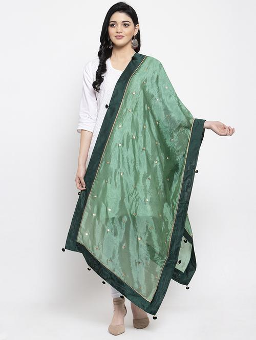 solid printed dupatta - 16968191 - Very Small Image - 1
