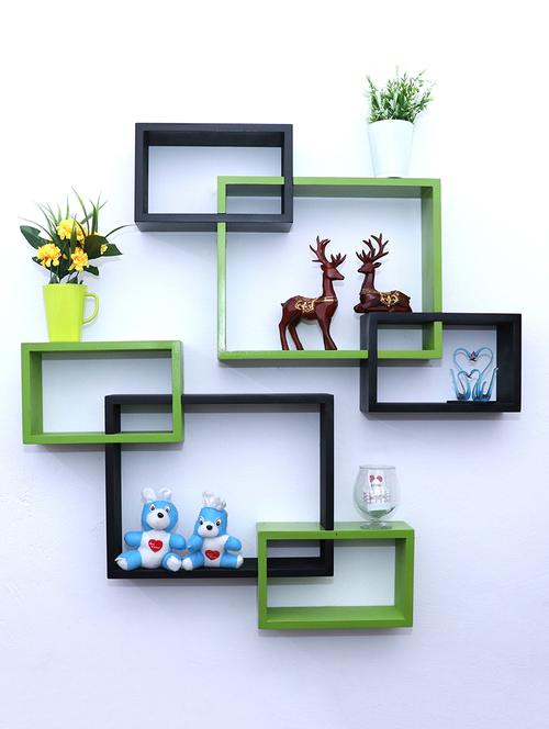 interscting wall rack shelf (set of 6) - 16968524 - Very Small Image - 1