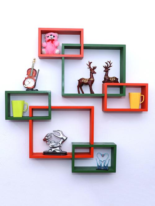 interscting wall rack shelf (set of 6) - 16968527 - Very Small Image - 1