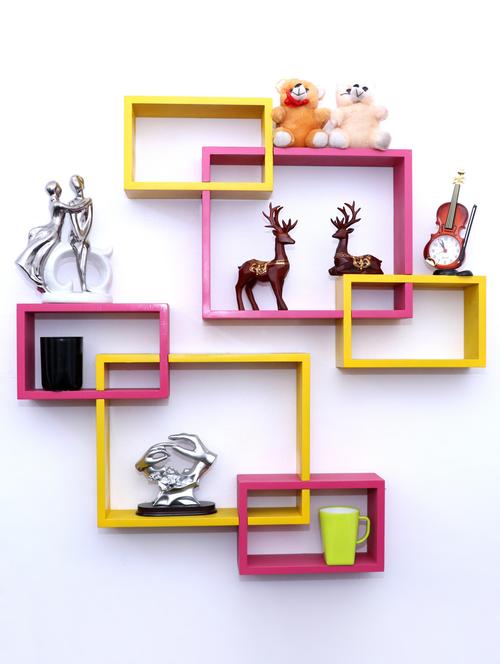 interscting wall rack shelf (set of 6) - 16968535 - Very Small Image - 1