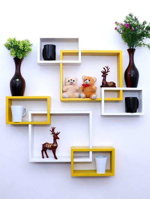 interscting wall rack shelf (set of 6) - 16968542 - Very Small Image - 1