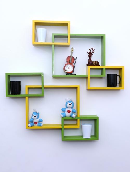 interscting wall rack shelf (set of 6) - 16968544 - Very Small Image - 1