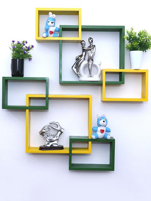 interscting wall rack shelf (set of 6) - 16968545 - Very Small Image - 1