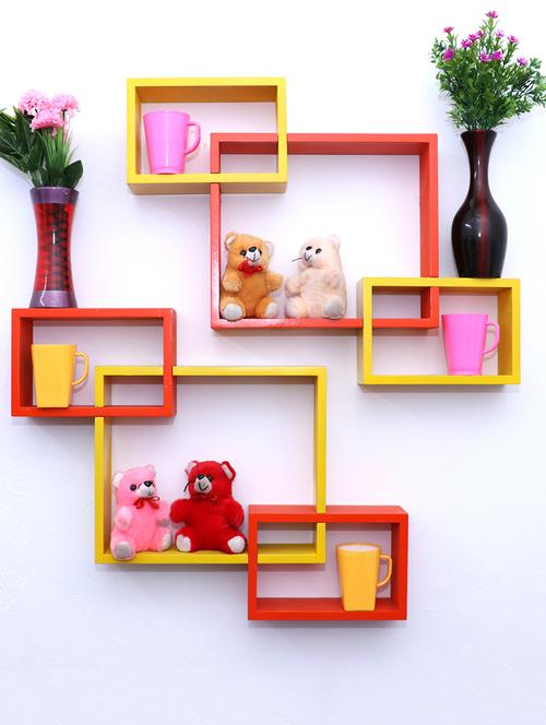 interscting wall rack shelf (set of 6) - 16968546 - Very Small Image - 1