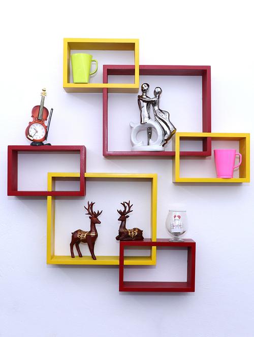 interscting wall rack shelf (set of 6) - 16968548 - Very Small Image - 1