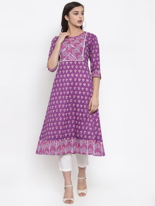 floral kurta pant set - 16969470 - Very Small Image - 1