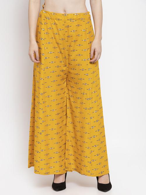 printed flared palazzo - 16971240 - Very Small Image - 1