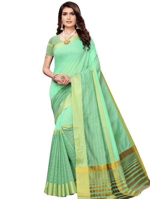 solid banarasi saree with blouse - 16972688 - Very Small Image - 1