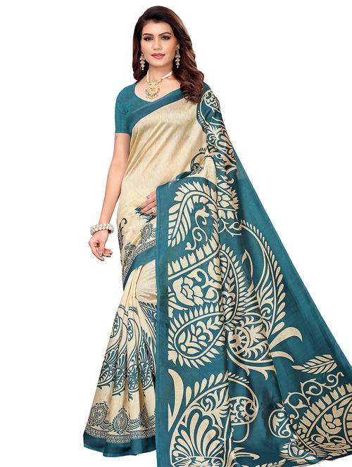 paisley banarasi saree with blouse - 16972897 - Very Small Image - 1