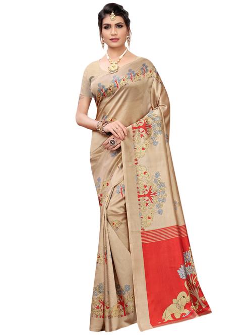 conversational banarasi saree with blouse - 16972928 - Very Small Image - 1