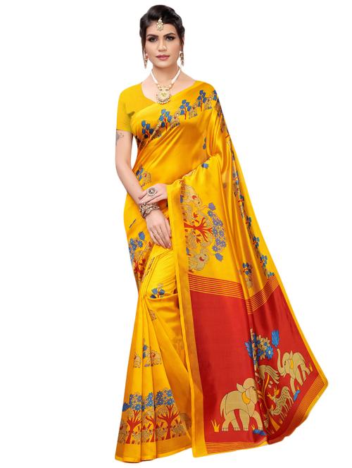 conversational banarasi saree with blouse - 16972938 - Very Small Image - 1