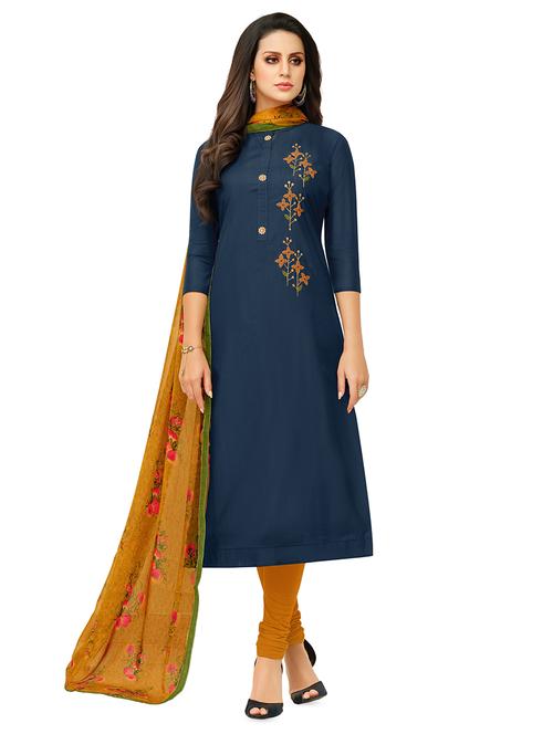embroidered unstitched suit - 16974972 - Very Small Image - 1