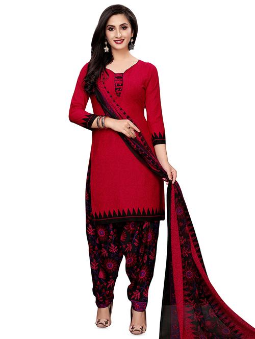 printed unstitched suit - 16974995 - Very Small Image - 1