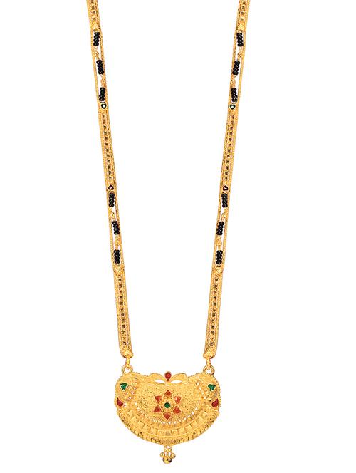 golden metal mangalsutra - 16975990 - Very Small Image - 1