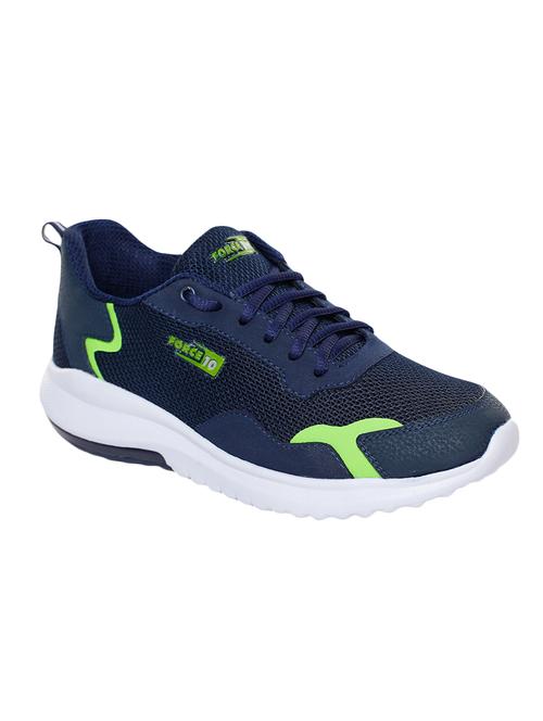 navy blue lace up sport shoes - 16976160 - Very Small Image - 1
