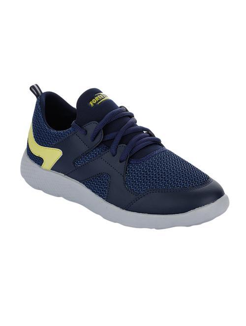 navy blue lace up sport shoes - 16976164 - Very Small Image - 1