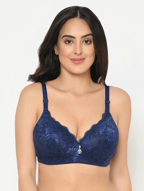 lace panel balconette bra - 16976191 - Very Small Image - 1