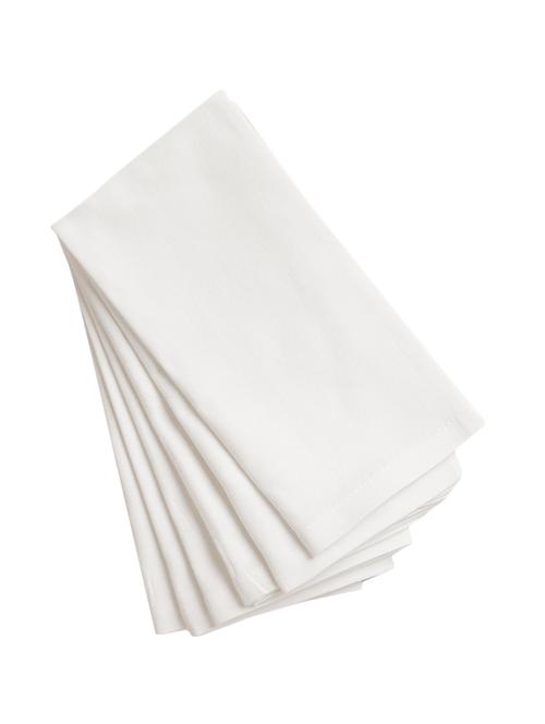 table napkin set white (set of 6 pcs) - 16976434 - Very Small Image - 1