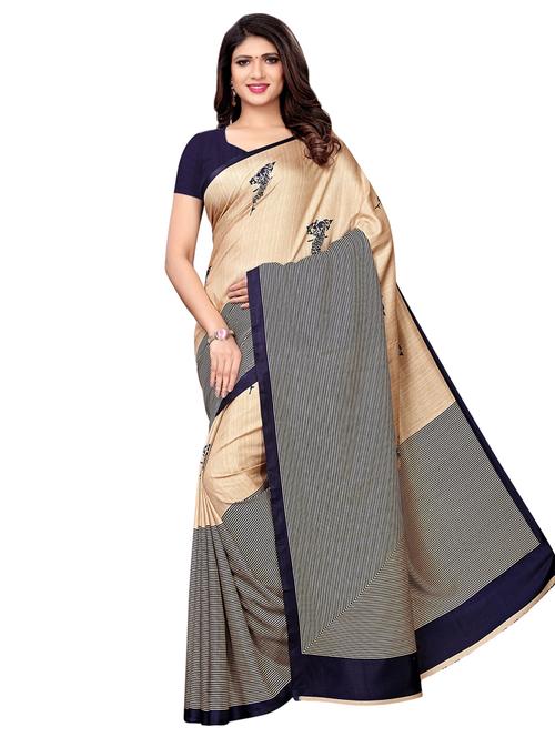 conversational printed saree with blouse - 16976774 - Very Small Image - 1