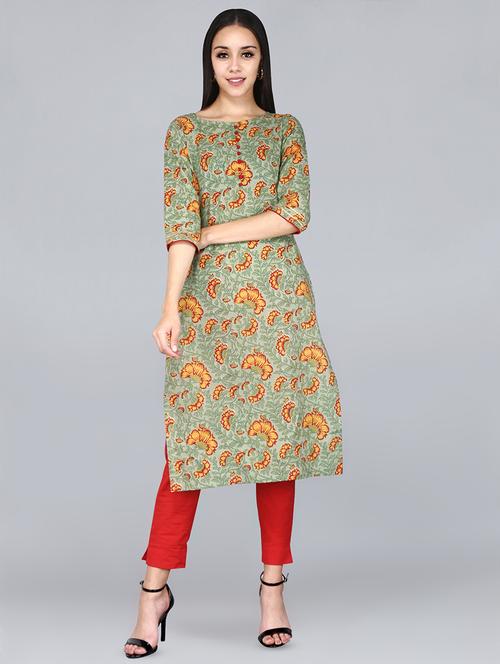 floral kurta pant set - 16977292 - Very Small Image - 1
