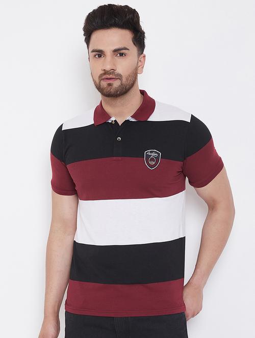 multi color block polo t-shirt - 16978551 - Very Small Image - 1