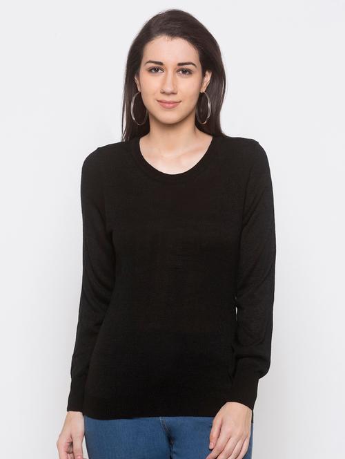 long sleeved solid pullover - 16978995 - Very Small Image - 1