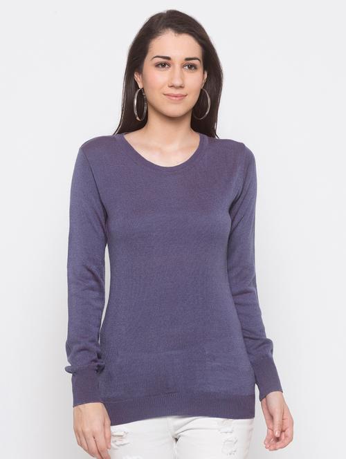 v-neck knitted pullover - 16978997 - Very Small Image - 1