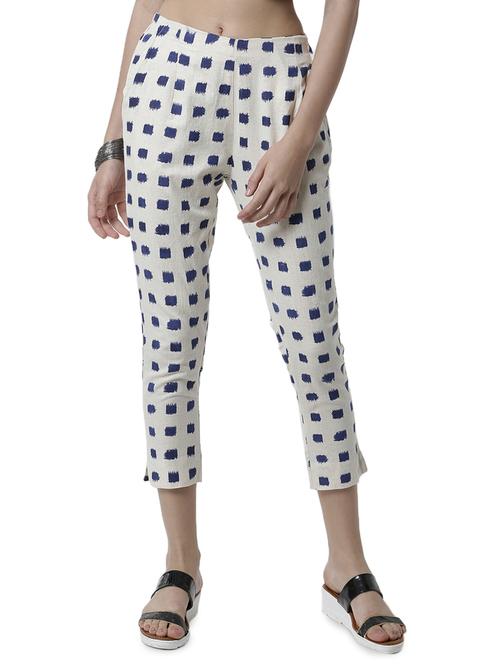 high rise printed crop pants - 16980372 - Very Small Image - 1