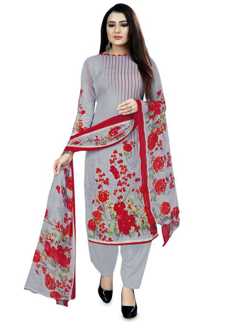 floral unstitched suit - 16981135 - Very Small Image - 1