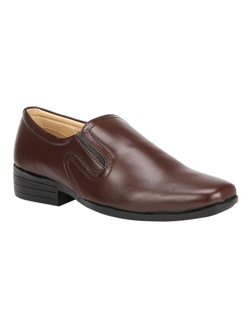 brown slip on formal shoes - 16981603 - Very Small Image - 1