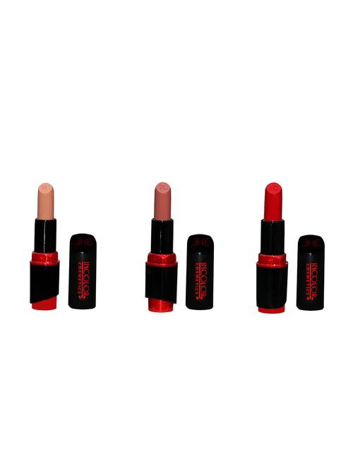 incolor combo of three soft cream matte lusty lispstick - 16981938 - Very Small Image - 1