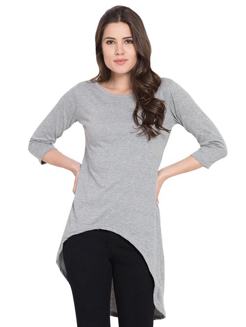 round neck high low top - 16982173 - Very Small Image - 1