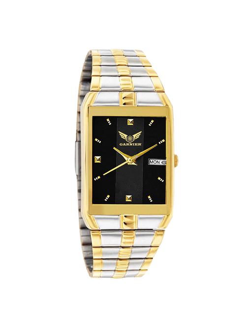 garnier legacy black dial day & date men's & boy's watch 9151bm02 - 16983277 - Very Small Image - 1