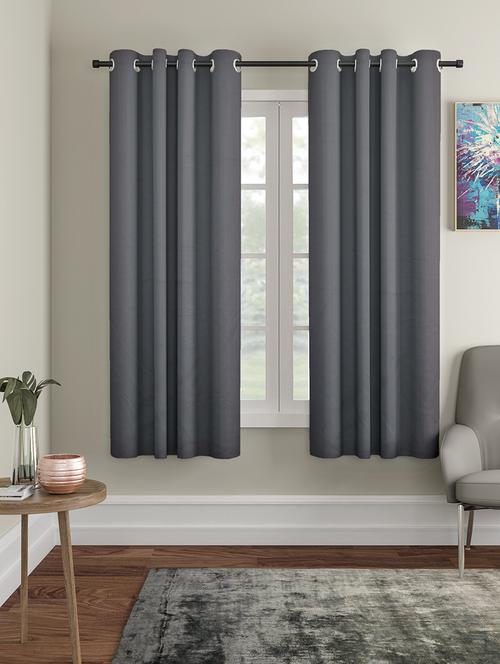 solid blackout fabric window curtain (set of 2) - 16983286 - Very Small Image - 1