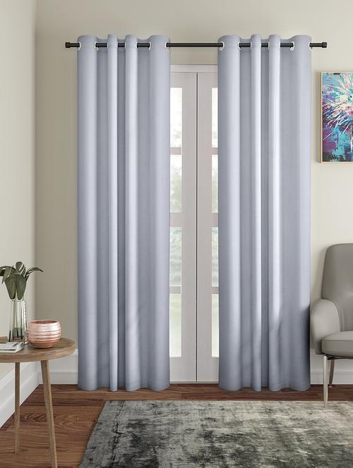 solid blackout fabric door curtain (set of 2) - 16983296 - Very Small Image - 1