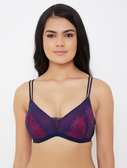 lightly padded laced bra - 16985374 - Very Small Image - 1
