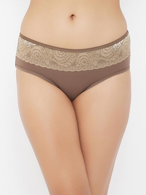 low rise lace panel hipster - 16985405 - Very Small Image - 1