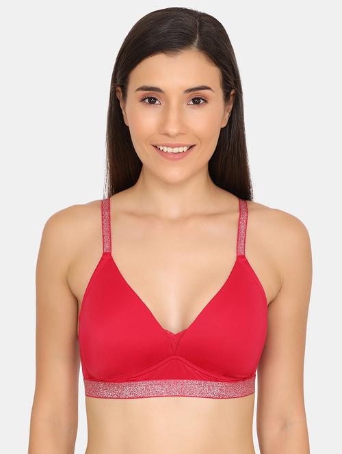 pink nylon tshirt bra - 16985731 - Very Small Image - 1