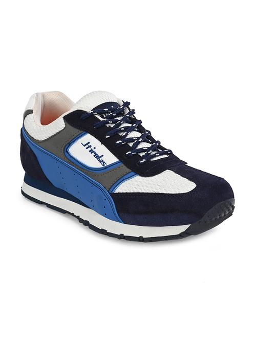 blue lace up sport shoes - 16986169 - Very Small Image - 1